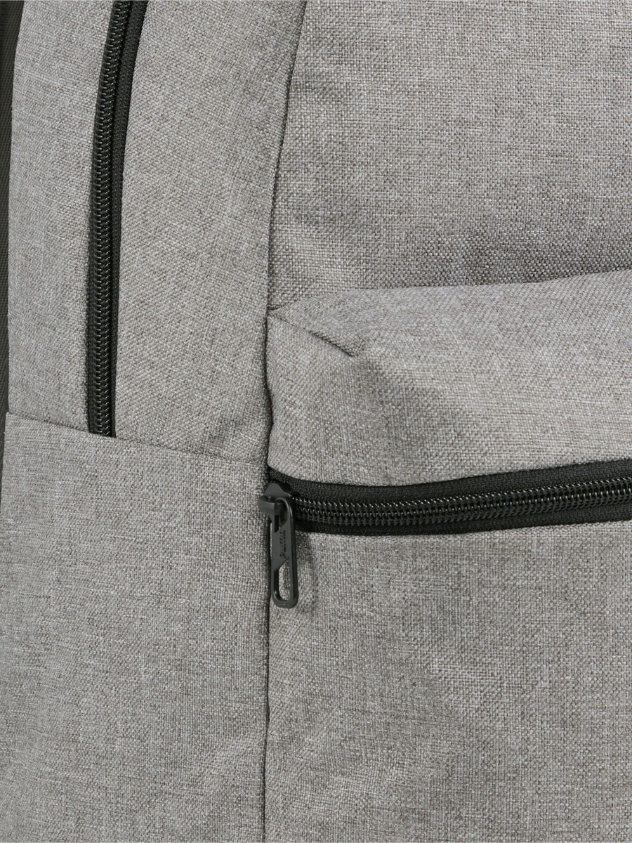 Logo Print Backpack With Padded Straps