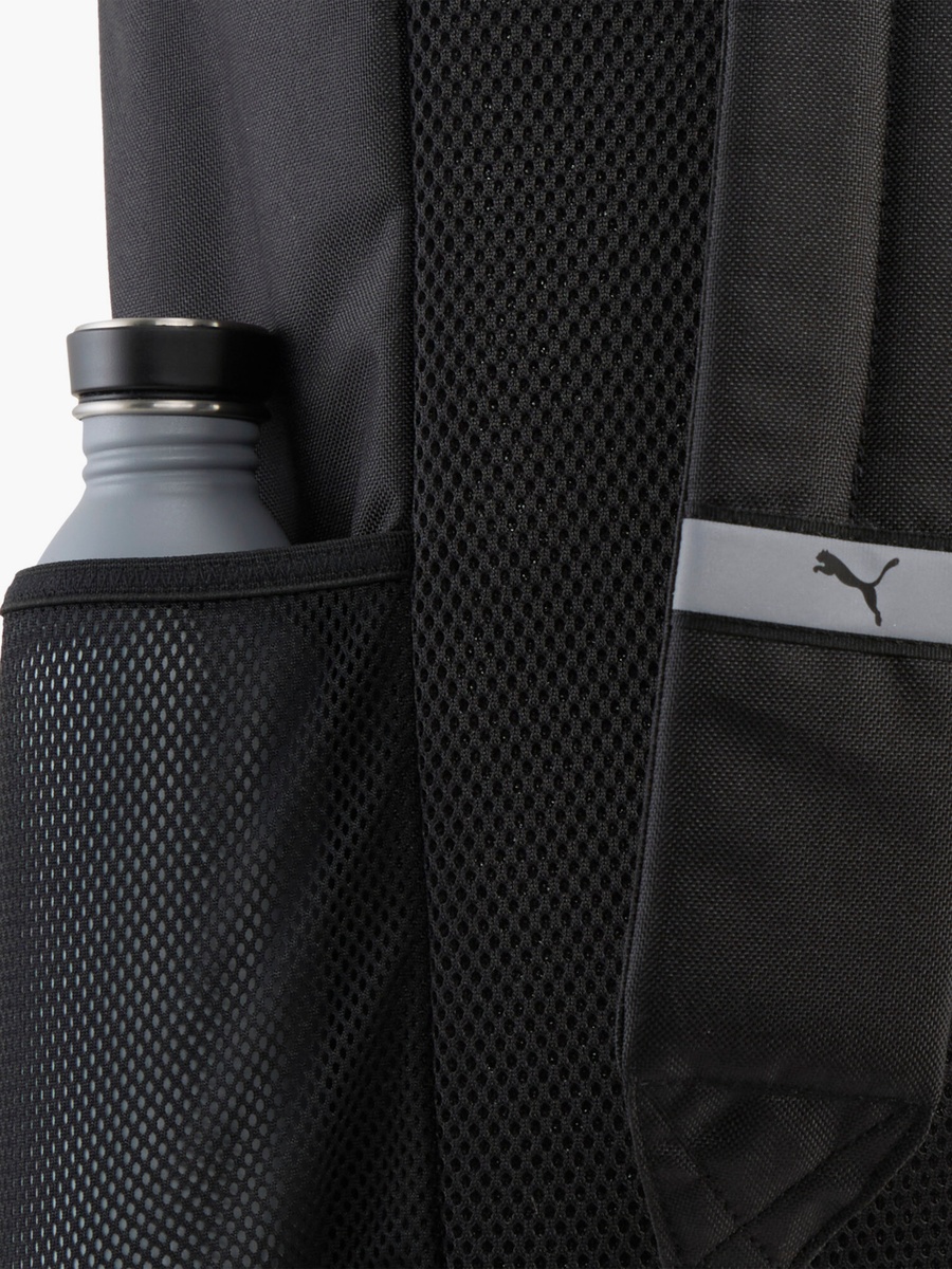Logo Embossed Backpack With Laptop Compartment