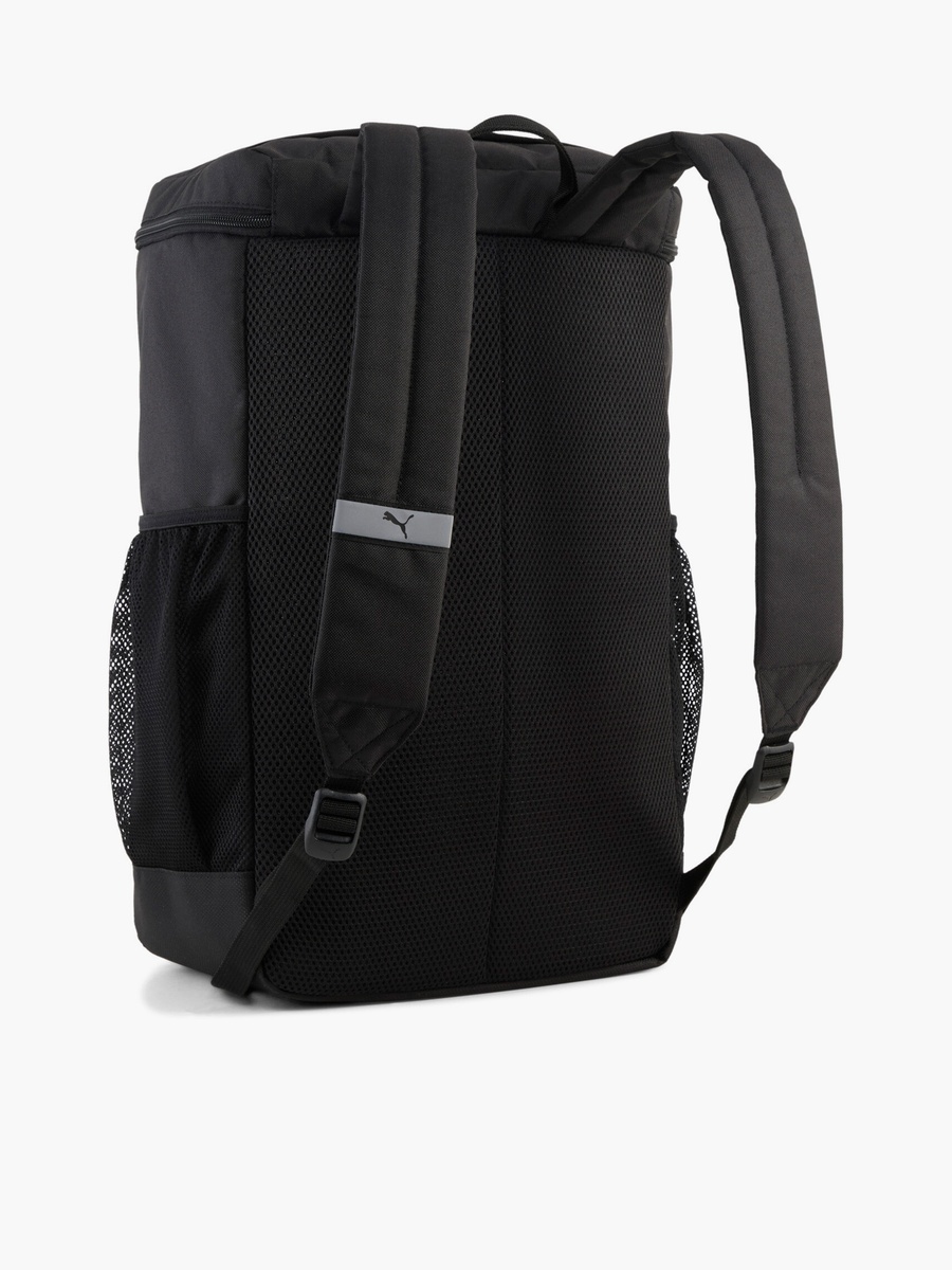 Logo Embossed Backpack With Laptop Compartment
