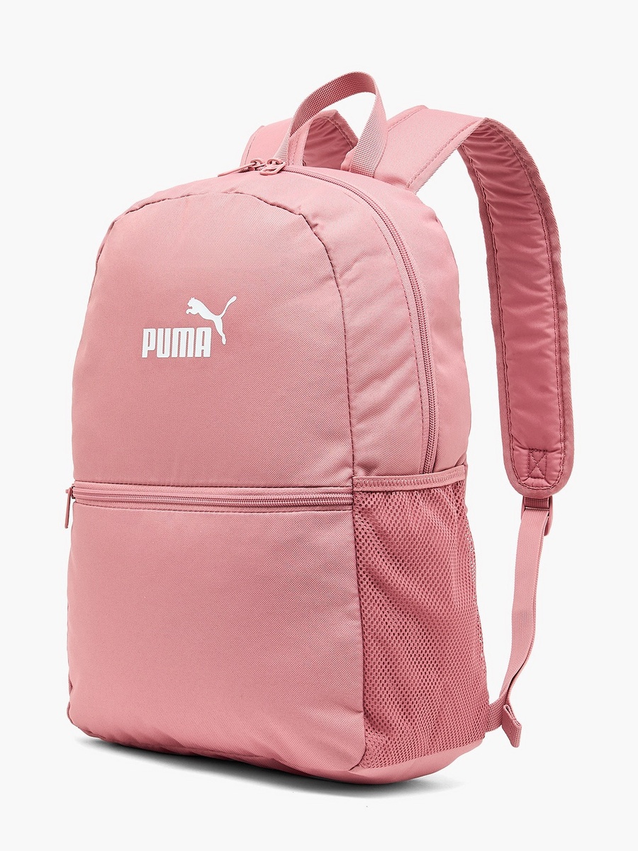 Logo Print Backpack With Front Pocket