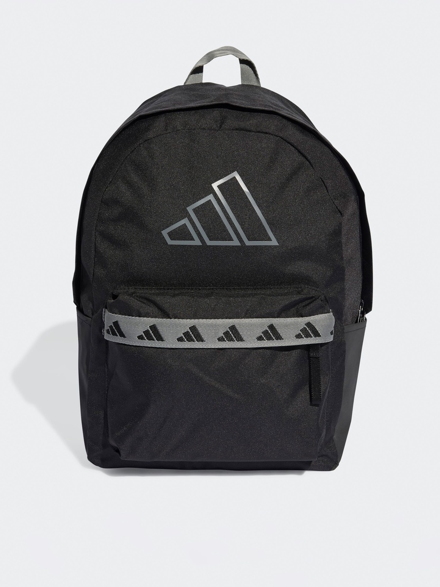 Logo Print Backpack With Padded Strap - 27 L