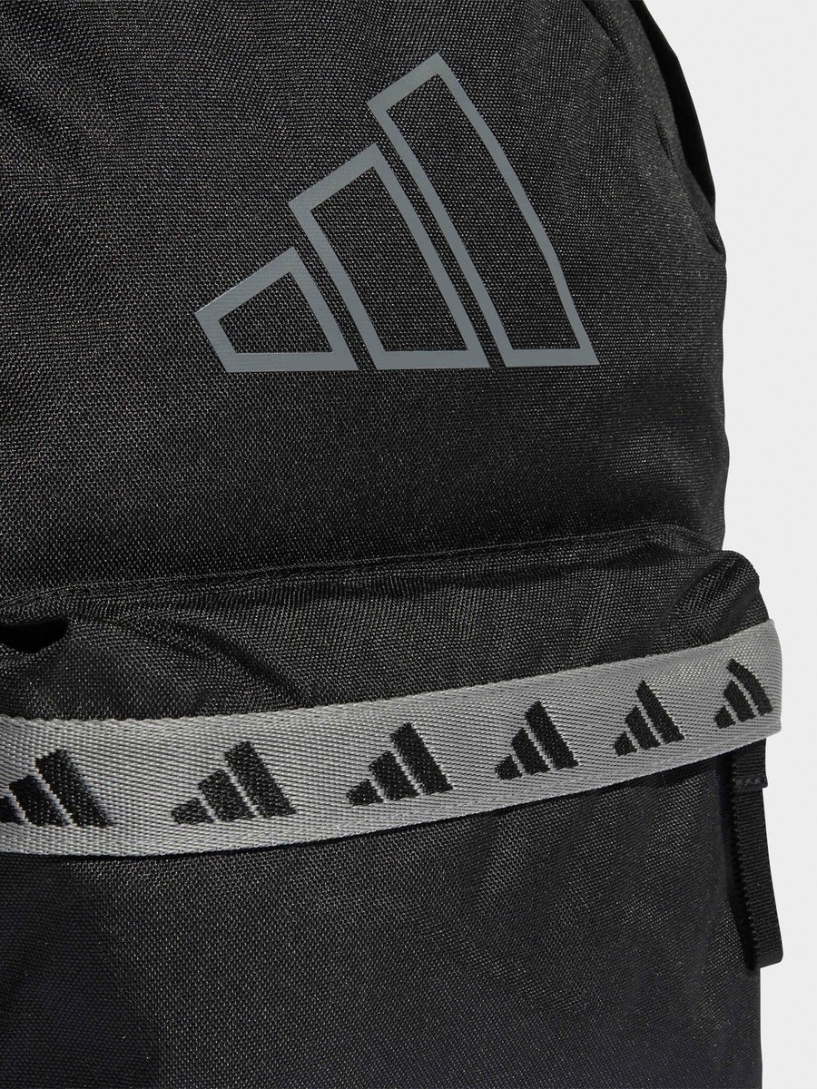 Logo Print Backpack With Padded Strap - 27 L