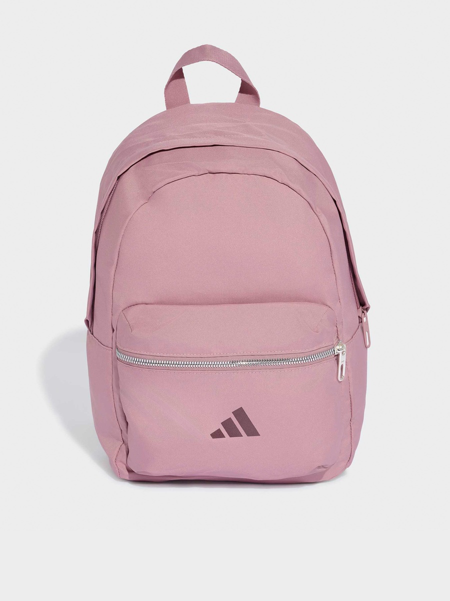 Logo Print Backpack With Adjustable Shoulder Straps - 14 L