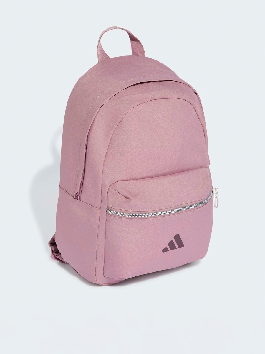 Logo Print Backpack With Adjustable Shoulder Straps - 14 L