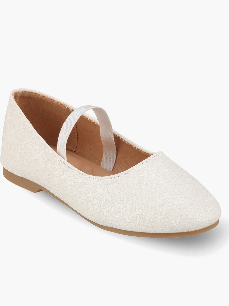 Girls Textured Ballerina Shoes