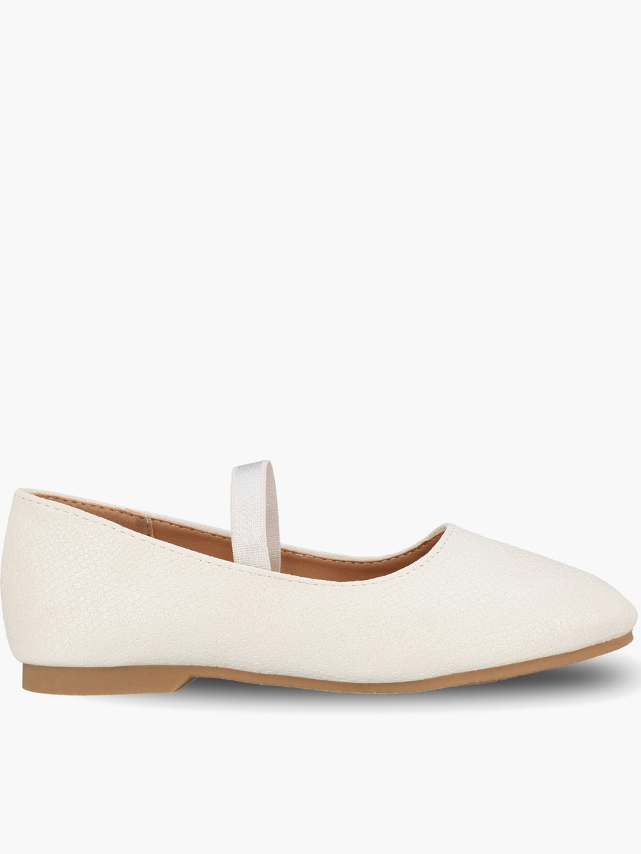 Girls Textured Ballerina Shoes