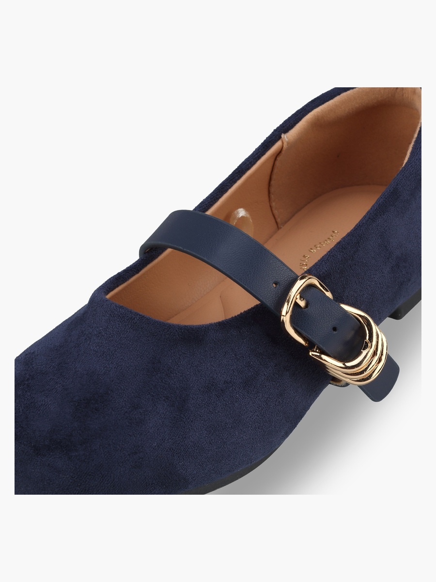 Girls Textured Mary Jane Shoes