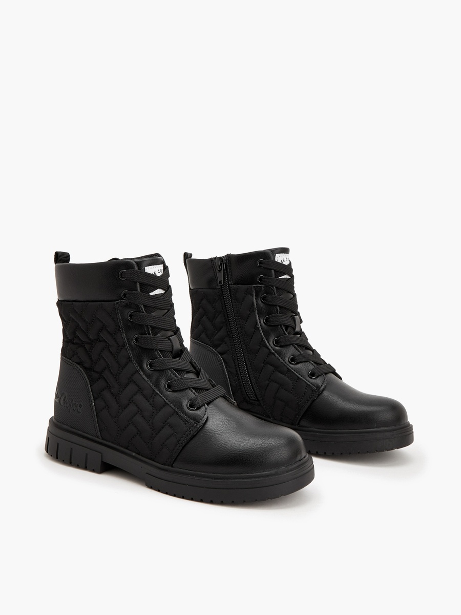 Girls Lace-Up Ankle Boots