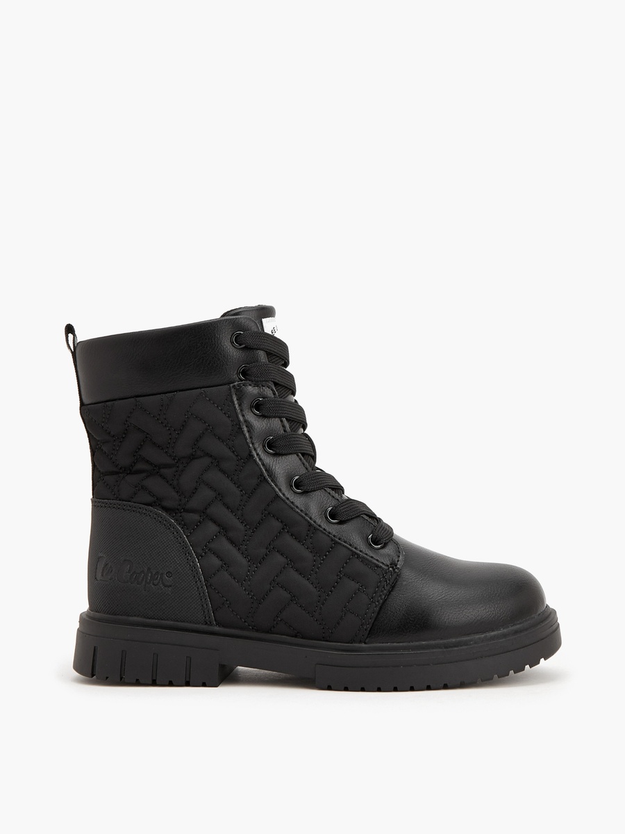 Girls Lace-Up Ankle Boots