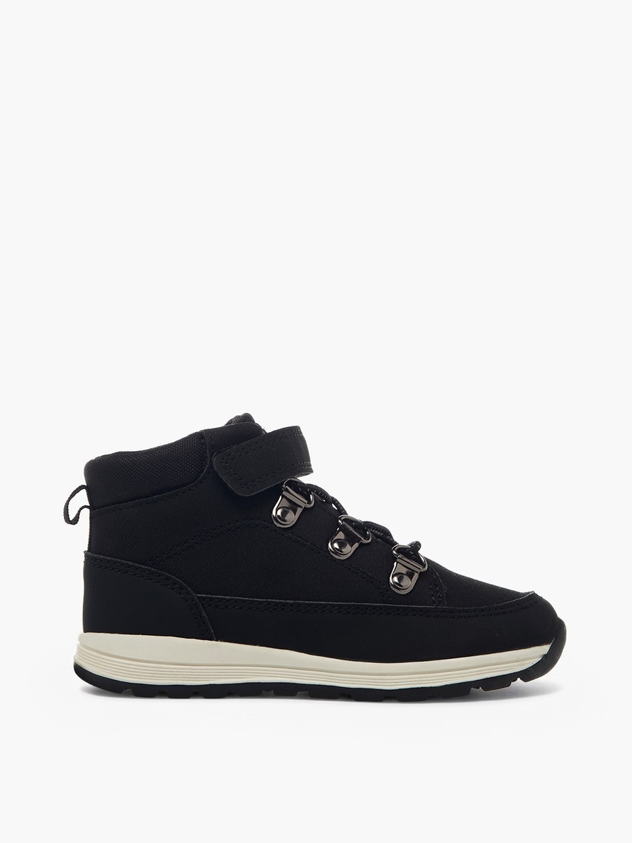 Ankle Boots With Hook and Loop Closure