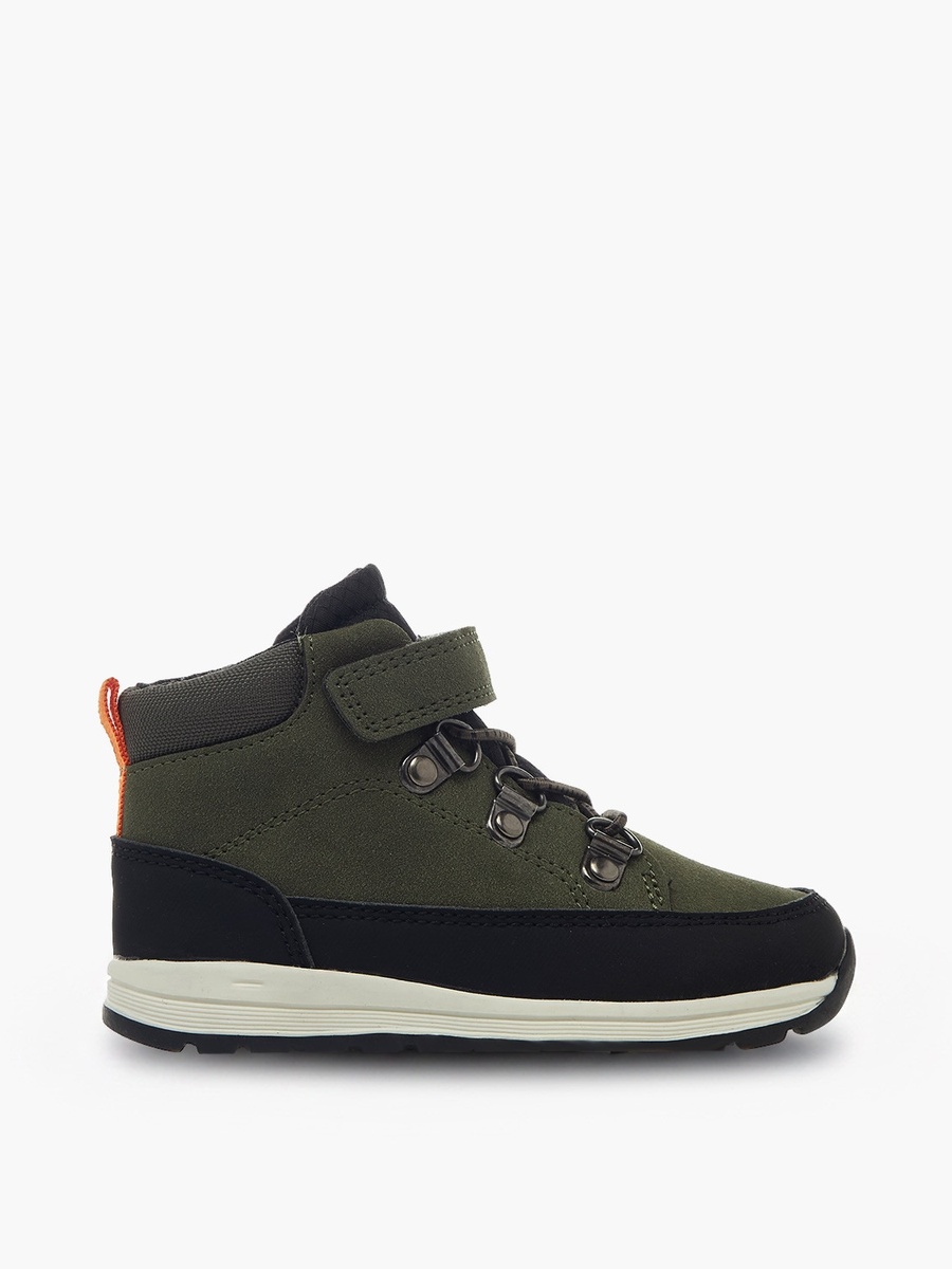 Ankle Boots With Hook and Loop Closure