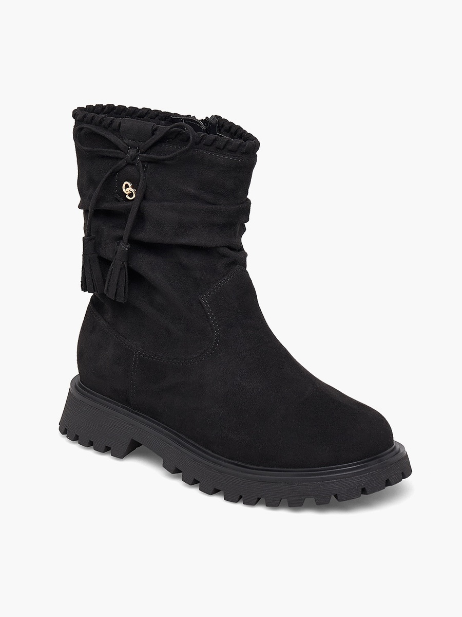 Girls Tassel Detail Ankle Boots