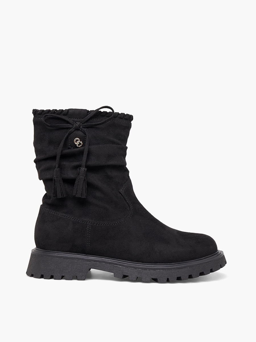Girls Tassel Detail Ankle Boots
