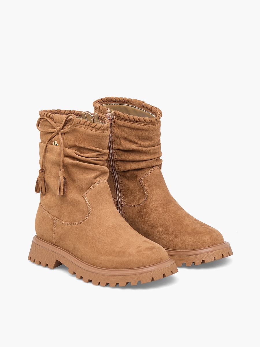 Girls Tassel Detail Ankle Boots