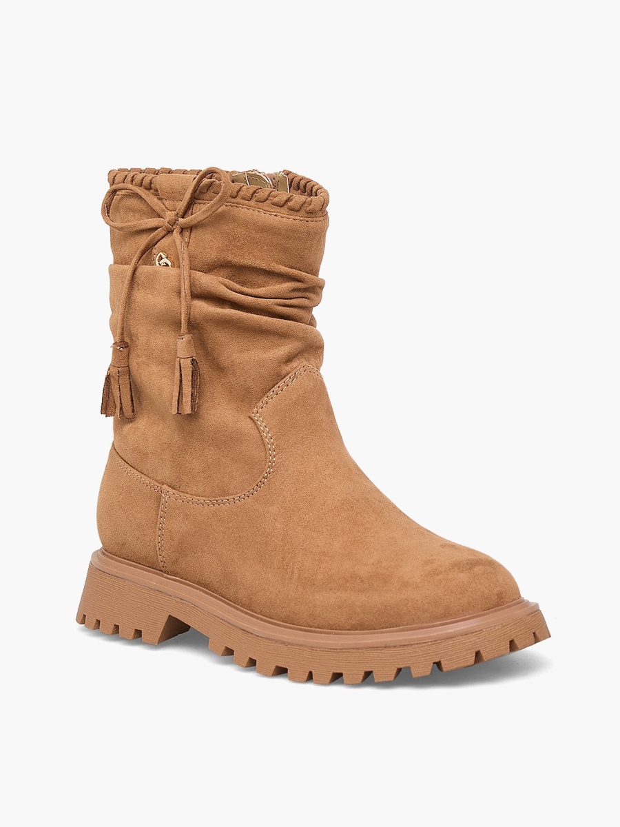 Girls Tassel Detail Ankle Boots
