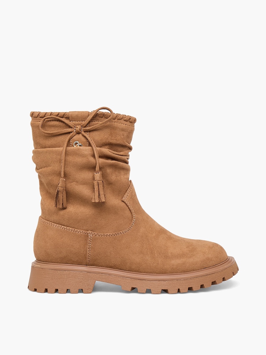 Girls Tassel Detail Ankle Boots
