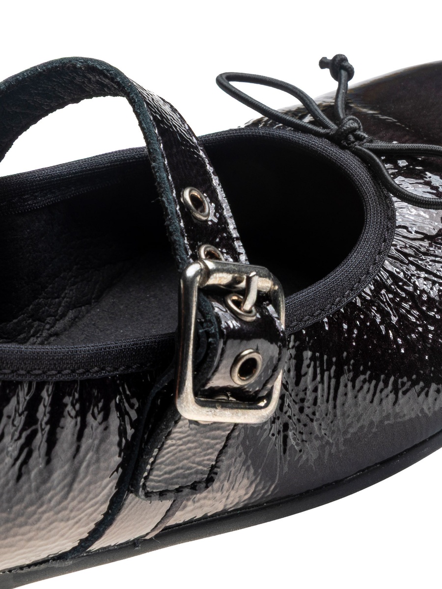 Girls Buckle Closure Leather Mary Jane School Shoes