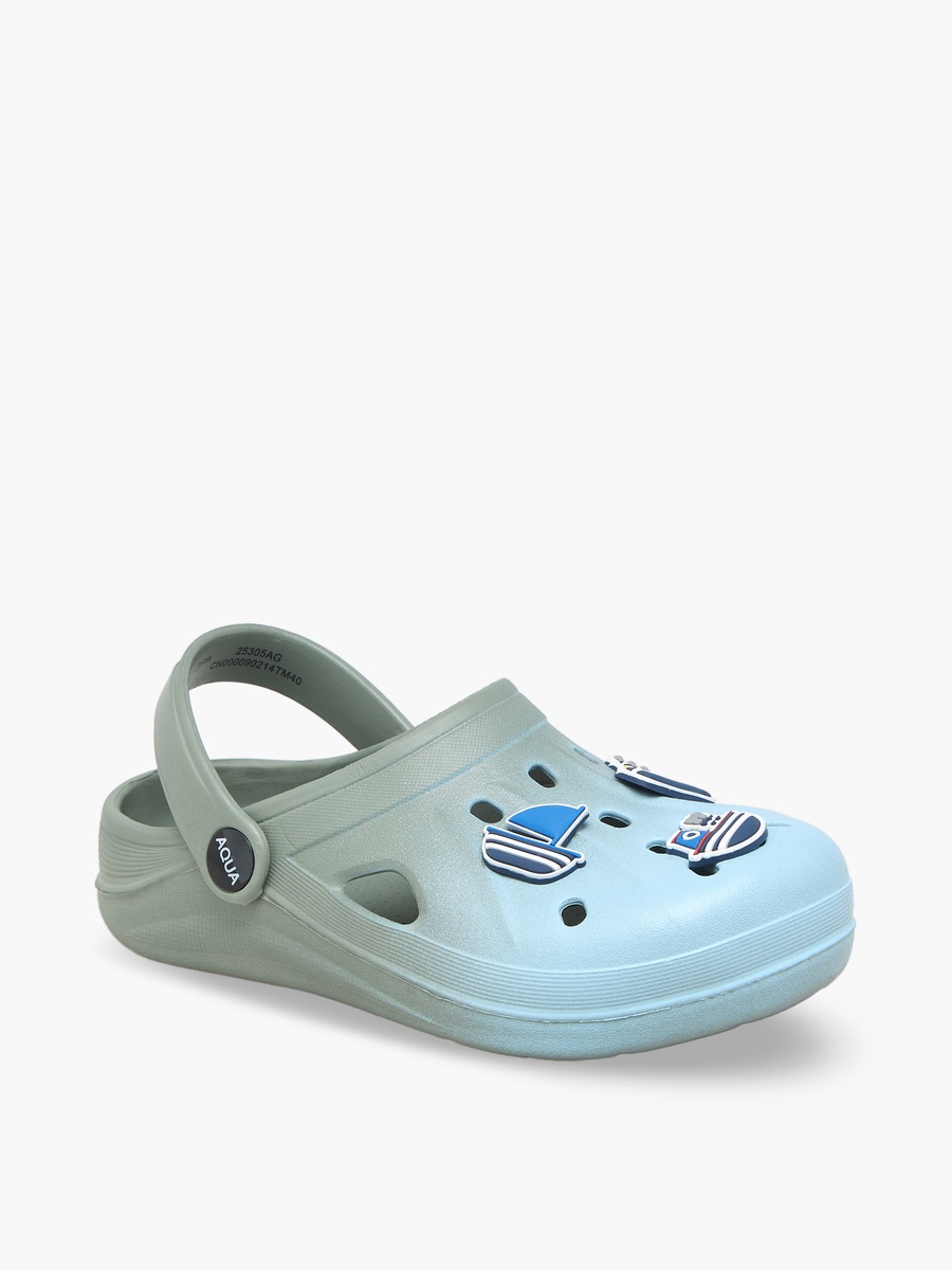 Boys Nautical Applique Ombre Clogs