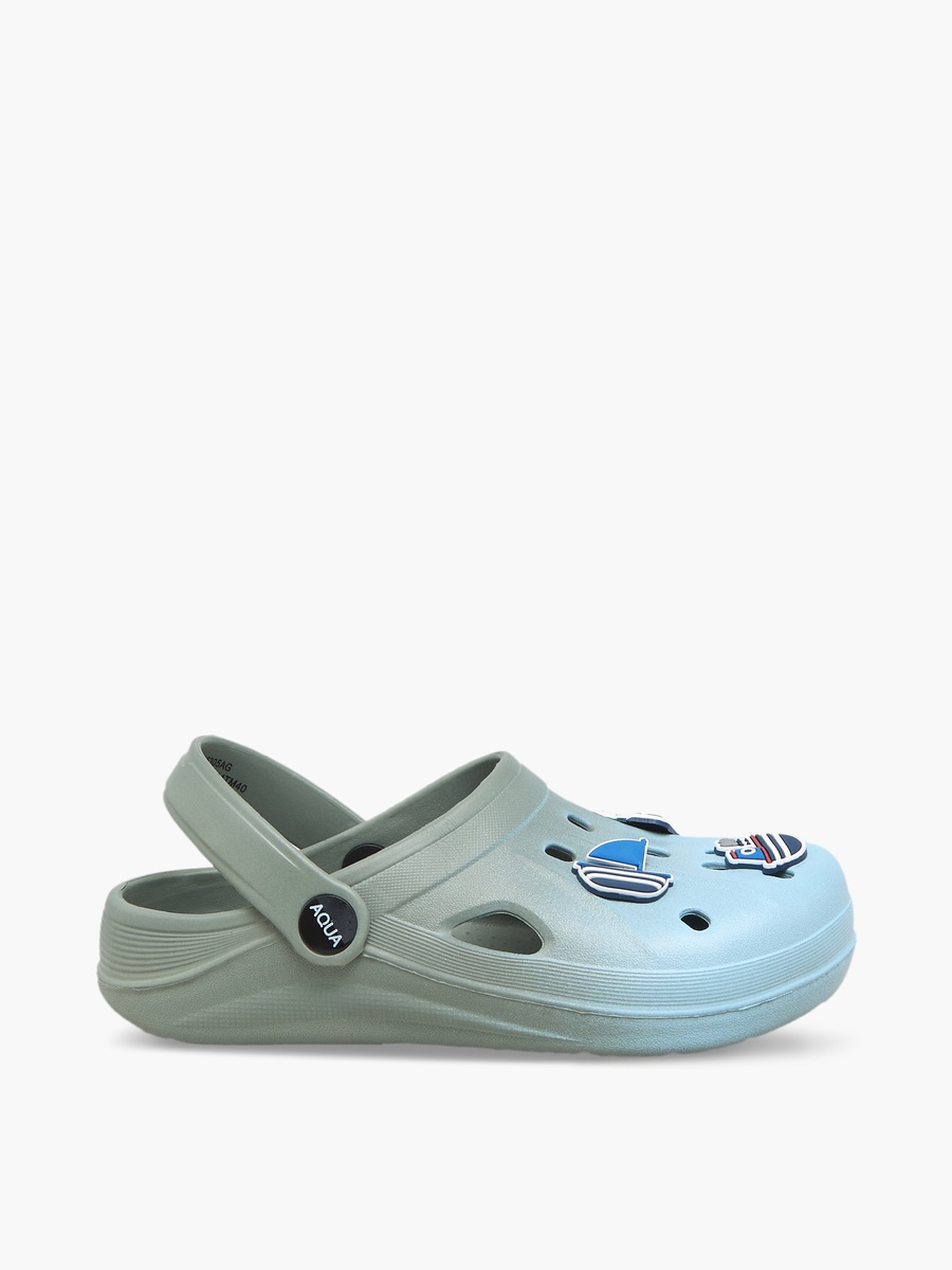 Boys Nautical Applique Ombre Clogs