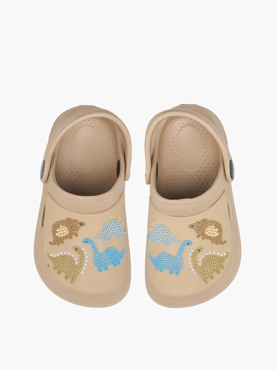 Boys Dinosaur Applique Clogs
