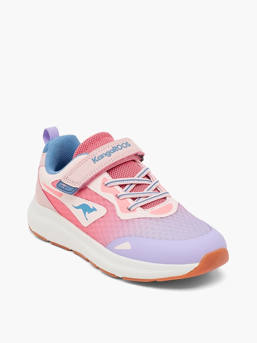 Girls Ombre Hook and Loop Sports Shoes