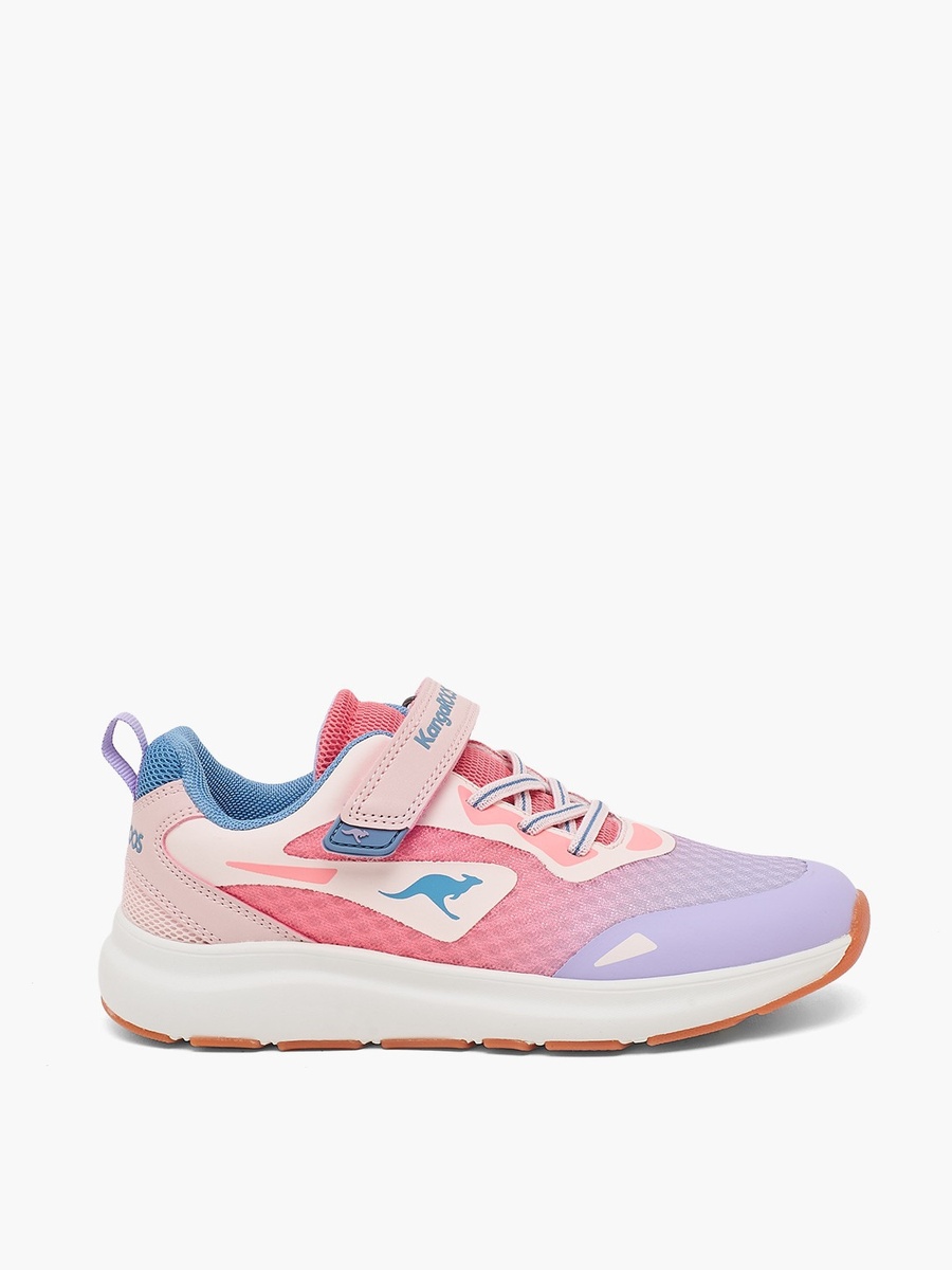 Girls Ombre Hook and Loop Sports Shoes