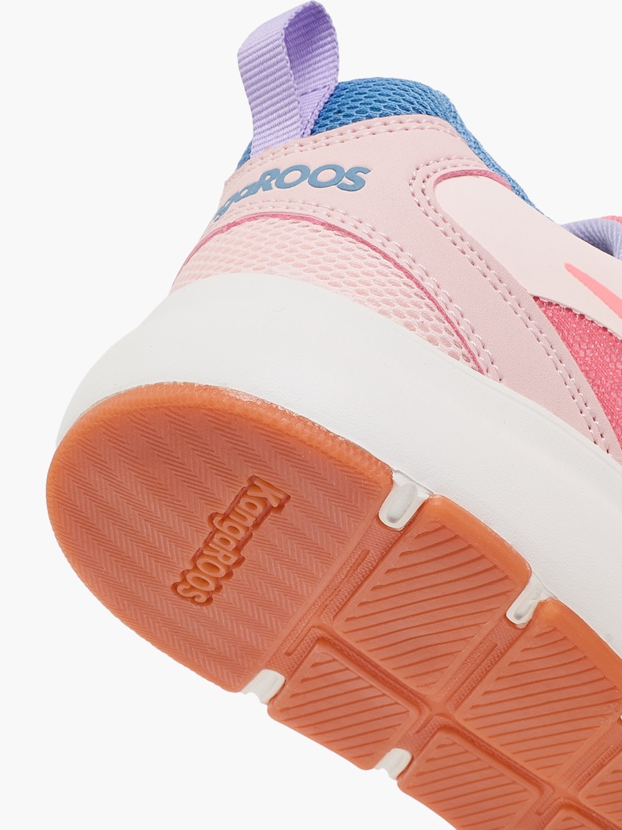 Girls Ombre Hook and Loop Sports Shoes