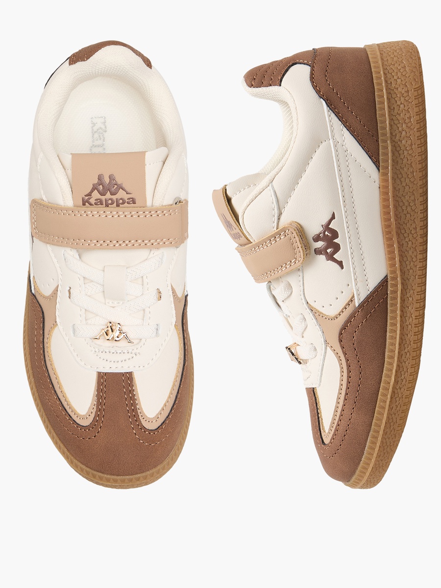 Boys Panelled Hook and Loop Sports Shoes