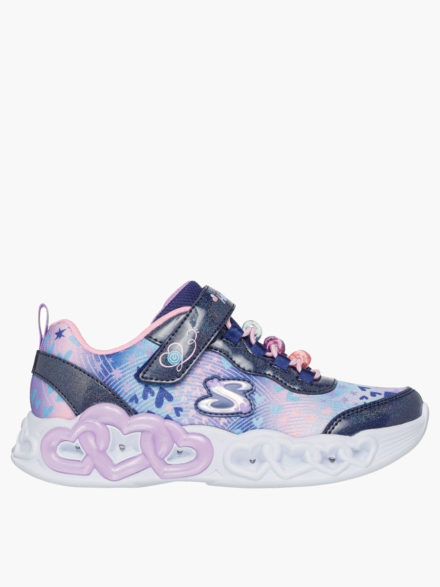 Girls Infinite Heart Lights Light-Up Sports Shoes