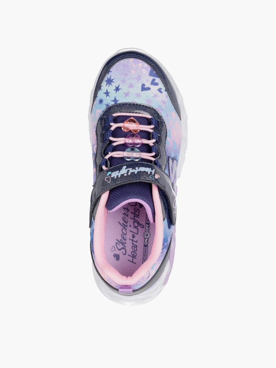 Girls Infinite Heart Lights Light-Up Sports Shoes
