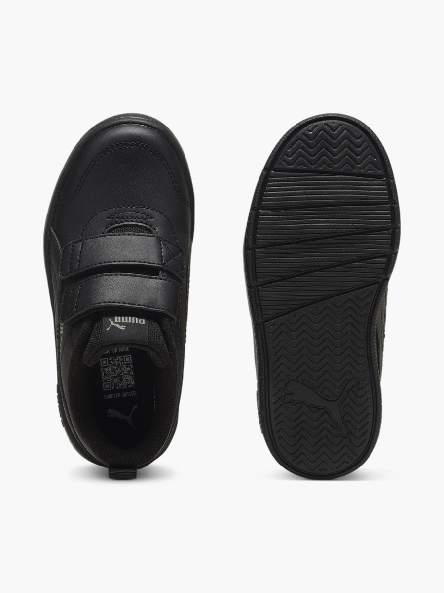 Kids Courtflex V3 Ps Hook and Loop Ankle Sneakers