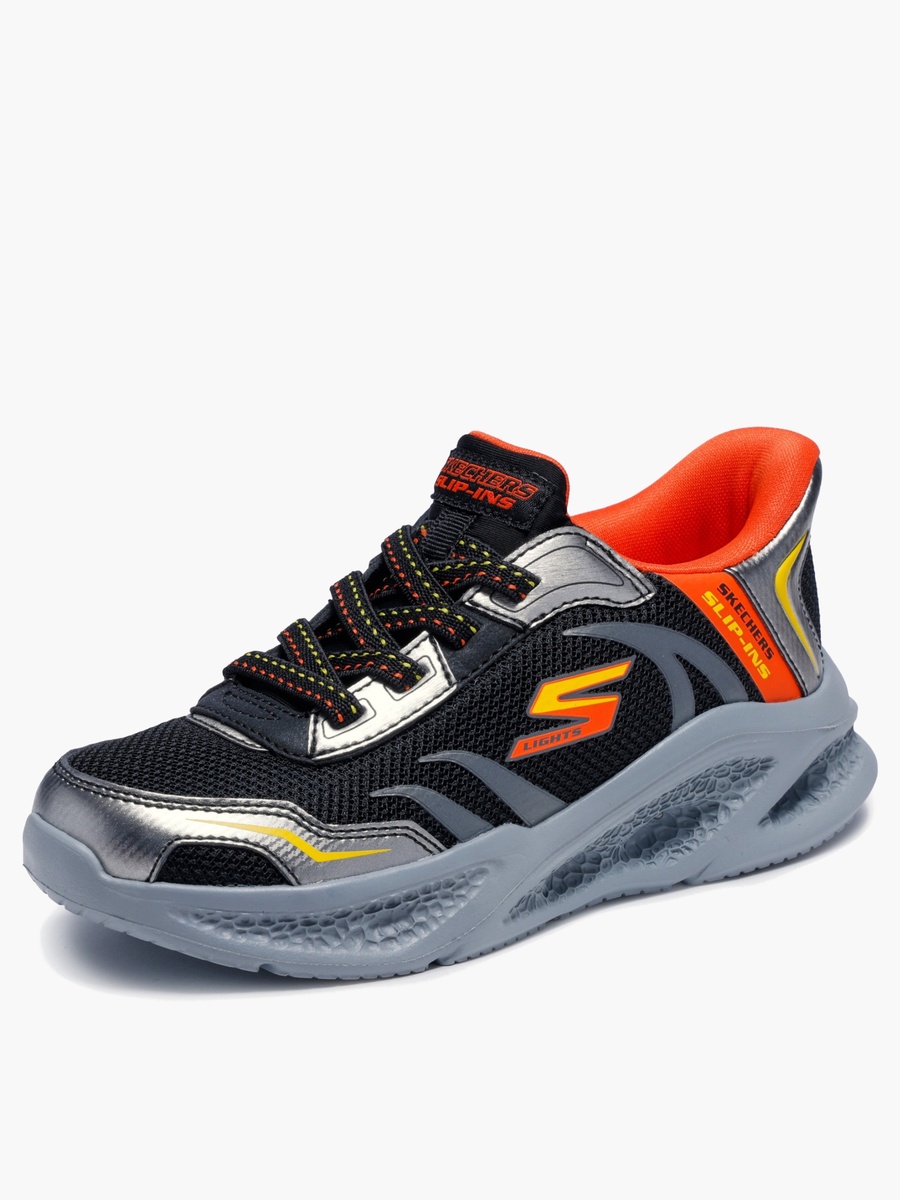 Boys Meteor-Lights Lace-Up Sports Shoes