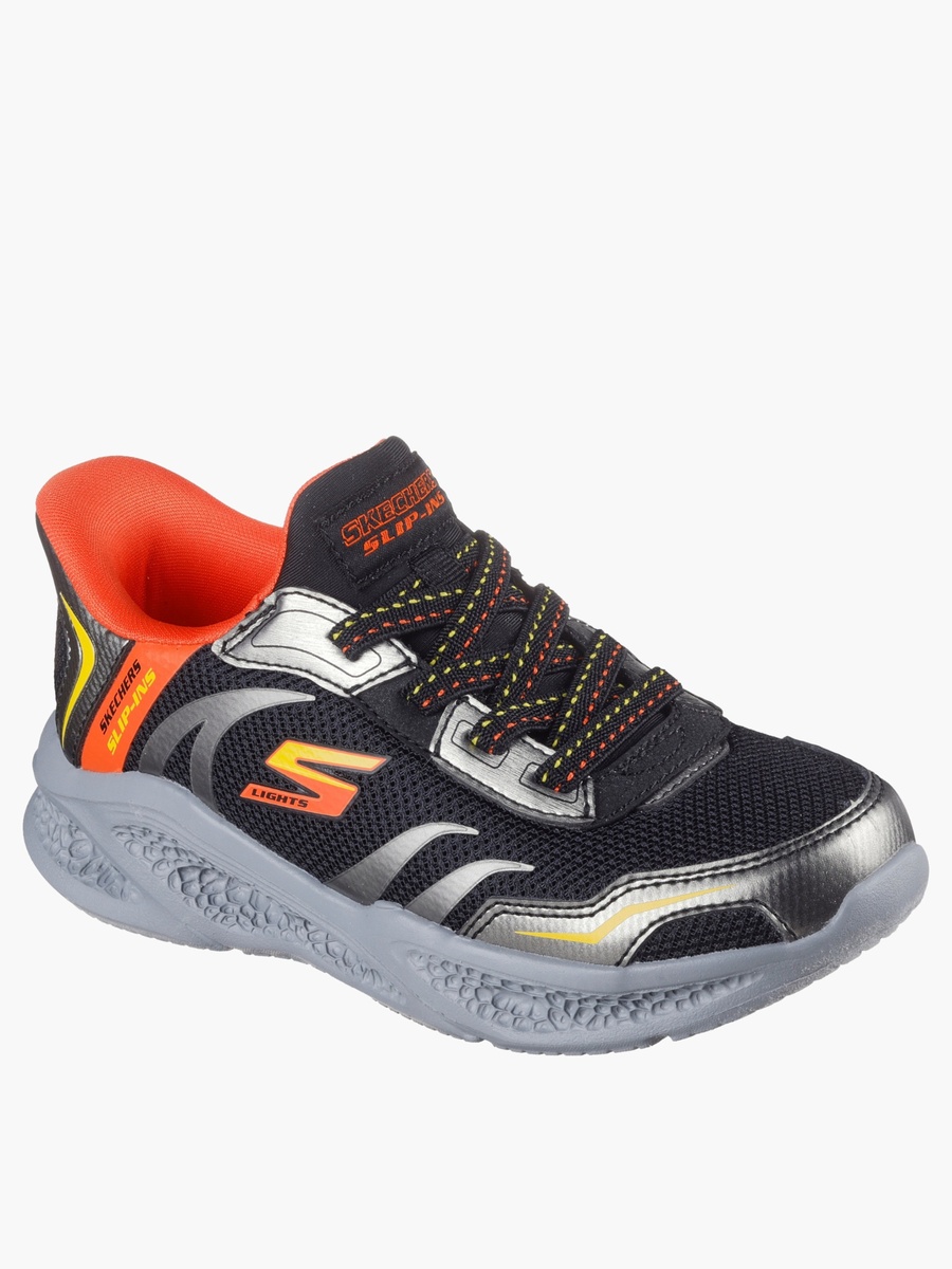 Boys Meteor-Lights Lace-Up Sports Shoes