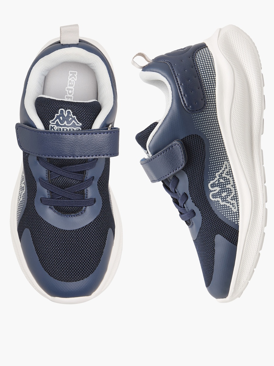 Boys Panelled Hook and Loop Sports Shoes
