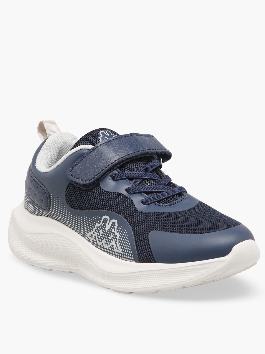 Boys Panelled Hook and Loop Sports Shoes