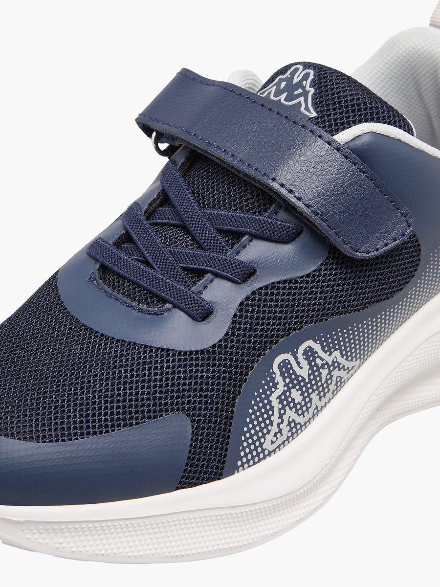 Boys Panelled Hook and Loop Sports Shoes