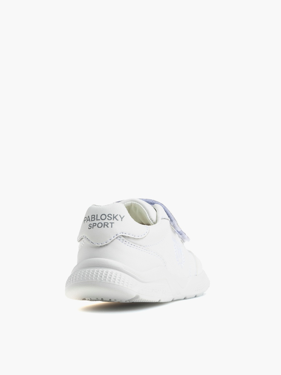 Girls Logo Leather Ankle Sneakers