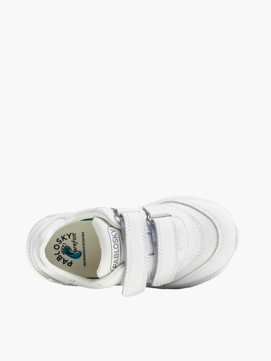 Girls Logo Leather Ankle Sneakers