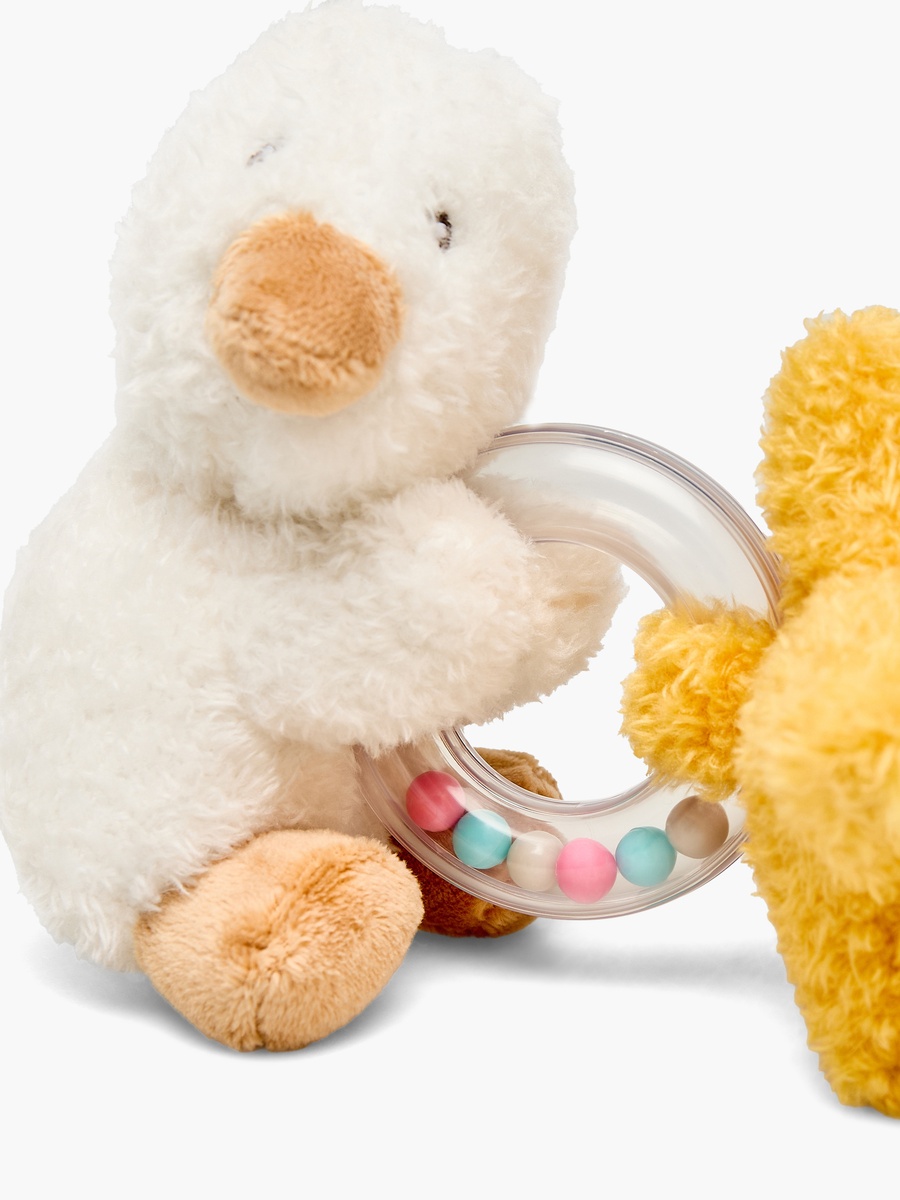 Giggles Goose Rattle with Plush Star