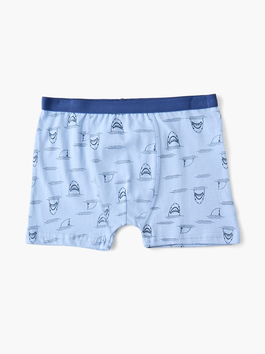 Pack of 5 Juniors Boxers with Shark Print