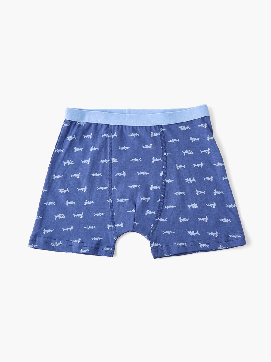 Pack of 5 Juniors Boxers with Shark Print