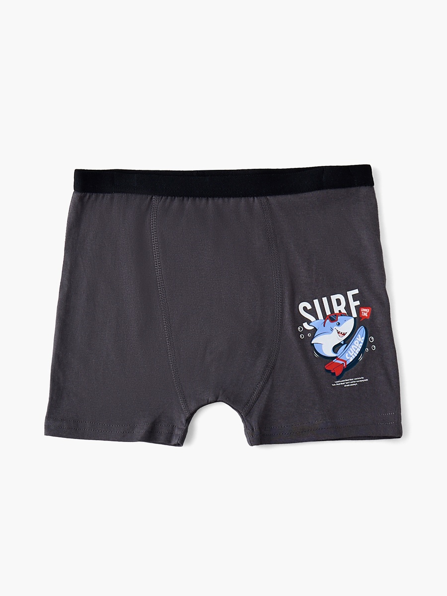 Pack of 5 Juniors Boxers with Shark Print