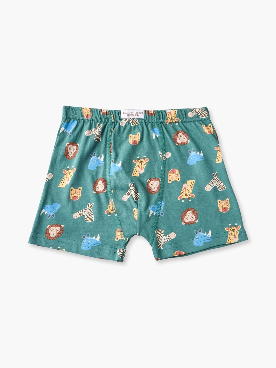 Pack of 5 Juniors Boxers with Safari Print