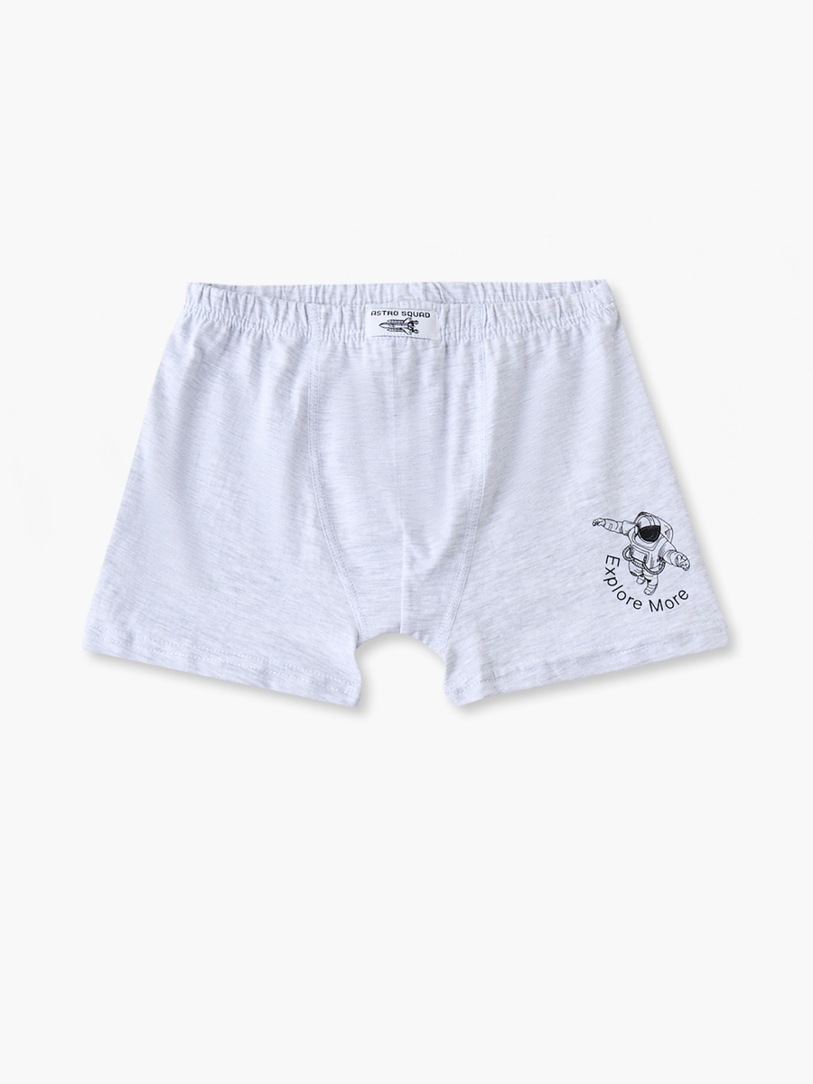 Pack of 5 Juniors Cotton Boxers with Space Print
