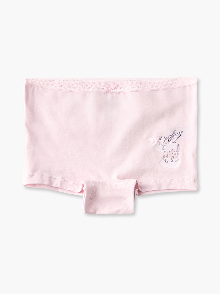 Pack of 5 Juniors Boyshort Briefs with Unicorn Print