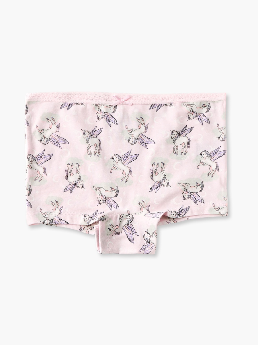 Pack of 5 Juniors Boyshort Briefs with Unicorn Print
