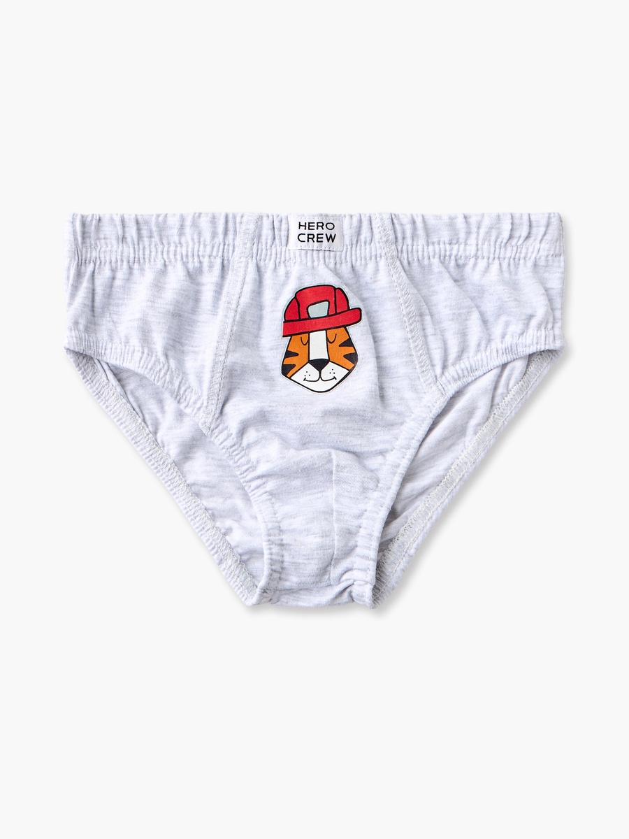 Pack of 5 Juniors Cotton Briefs with Vehicle Print