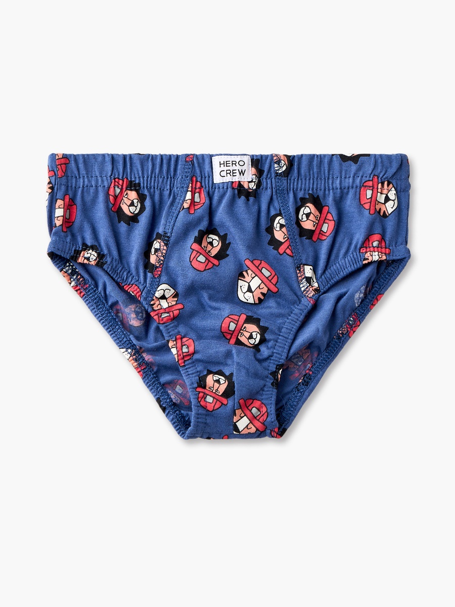 Pack of 5 Juniors Cotton Briefs with Vehicle Print