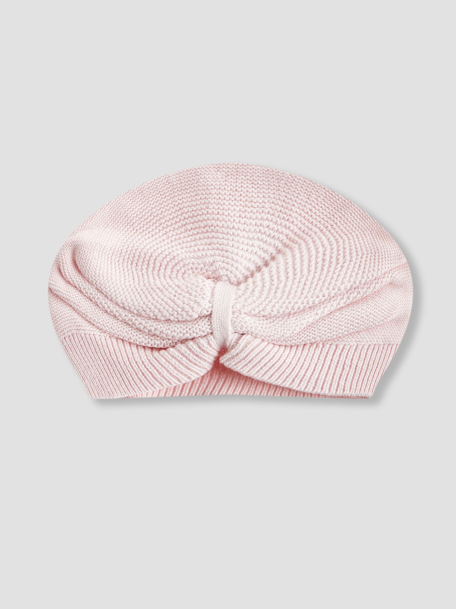 Juniors Girls Cap with Knot Detail - Cotton - Set of 2