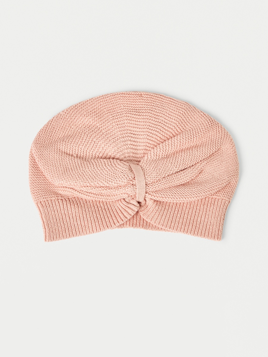Juniors Textured Bow Detail Beanie Cap - Set of 2